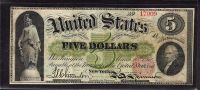Fr.62, 1862 $5 Legal Tender, 17009, Very Fine